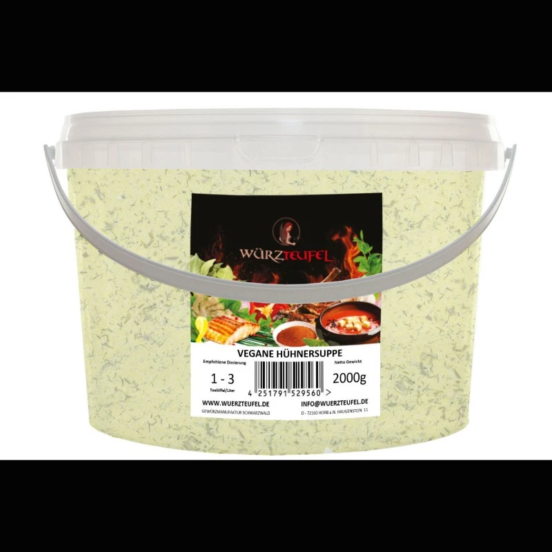 Vegane Hühnersuppe (Instant)