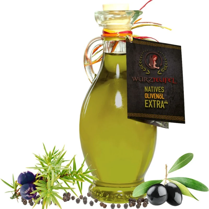 Wacholder-schwarzer Pfeffer (aromatisiertes Olivenöl)