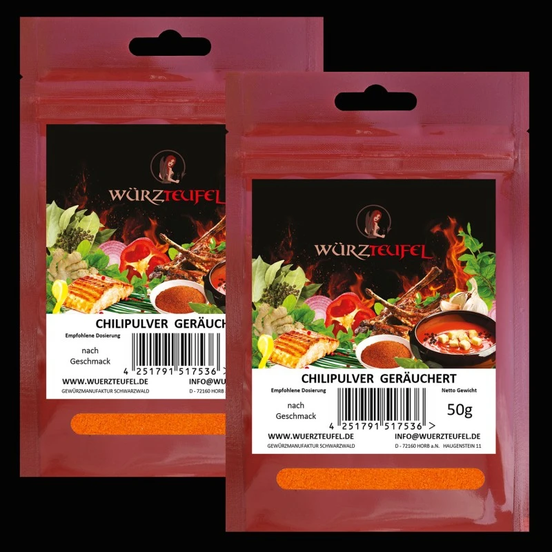 Cayennepfeffer geräuchert, gemahlen