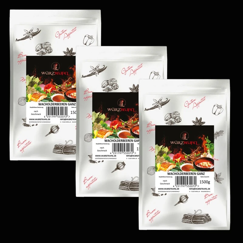 Wacholderbeeren, ganz