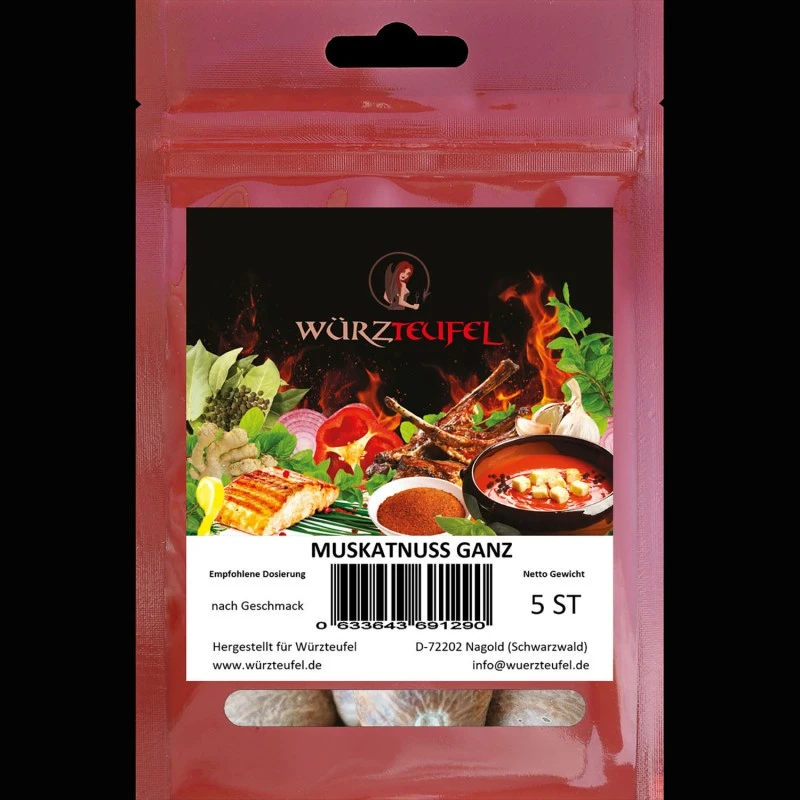 Muskatnuss (Grenada), ganz