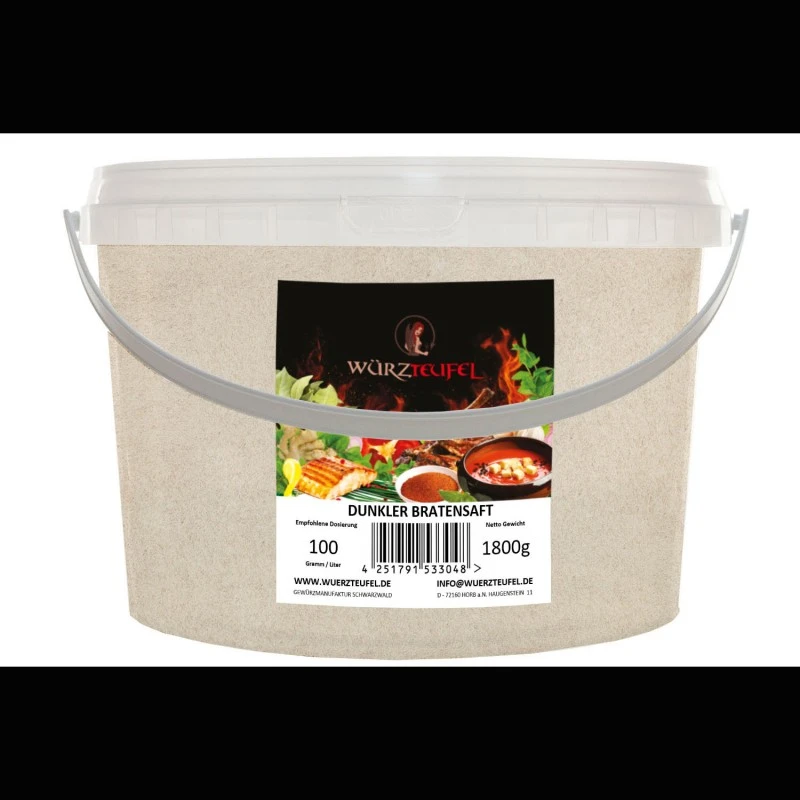 Dunkler Bratensaft (Instant), vegan