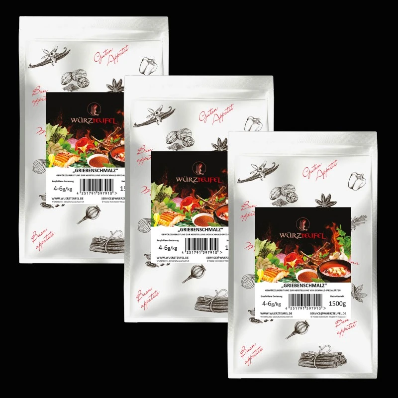 Griebenschmalz-Gewürz zur Wurstherstellung