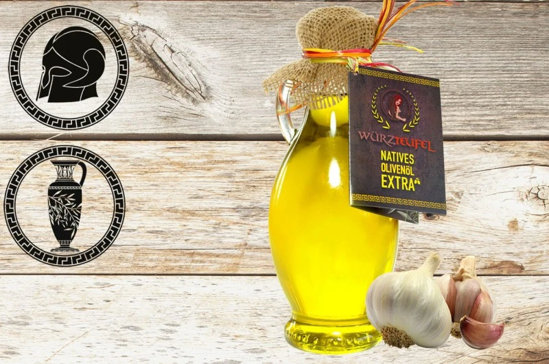 Knoblauchöl (aromatisiertes Olivenöl)