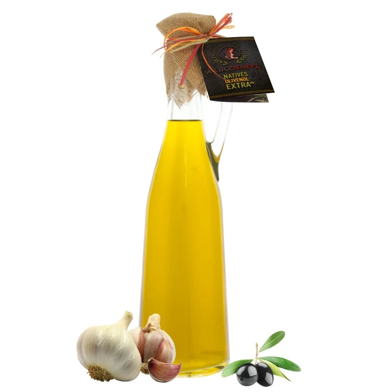 Knoblauchöl (aromatisiertes Olivenöl)