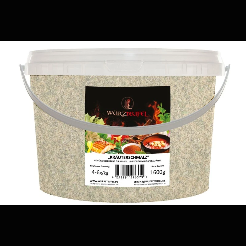Kräuterschmalz-Gewürz zur Wurstherstellung