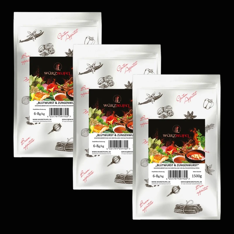 Blutwurst-und Zungenwurst-Gewürzmix zur Wurstherstellung