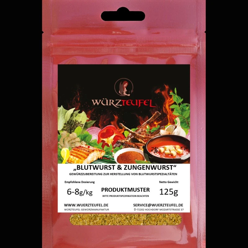 Blutwurst-und Zungenwurst-Gewürzmix zur Wurstherstellung