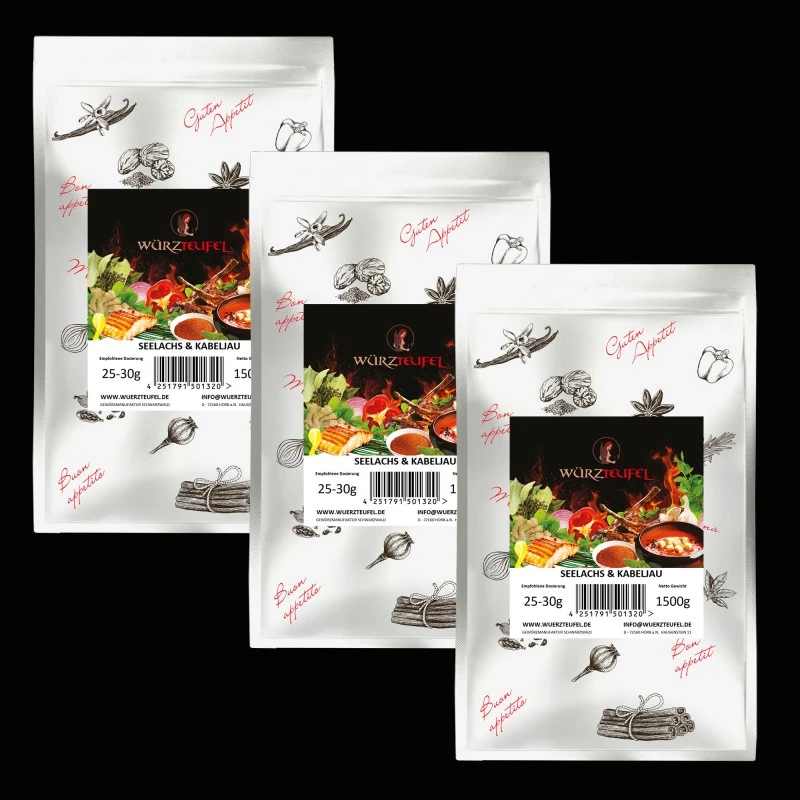 Seelachs- und Kabeljau-Gewürz