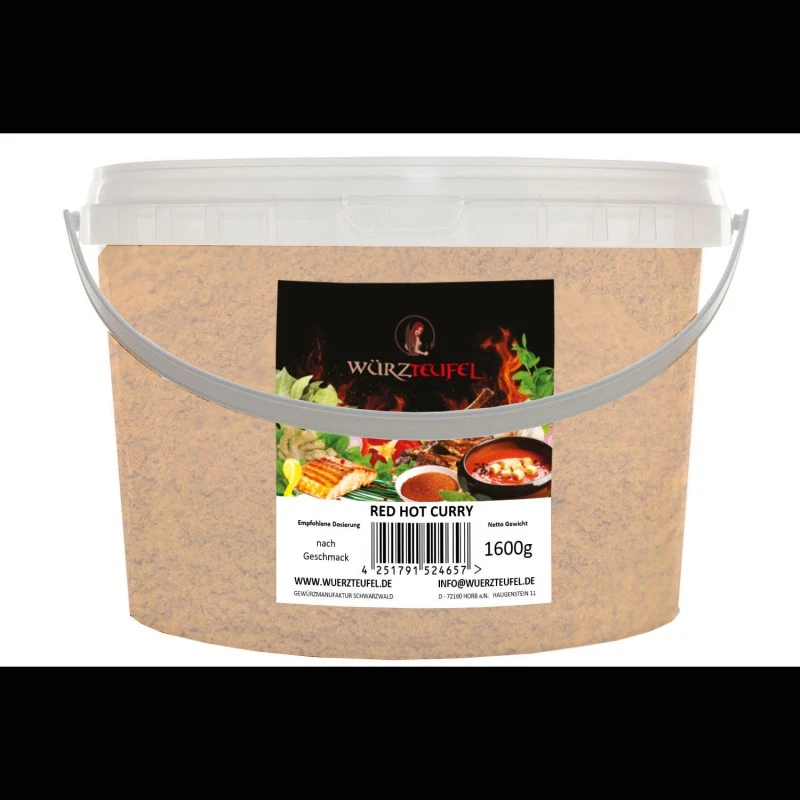 Curry scharf (Red Diablo), gemahlen
