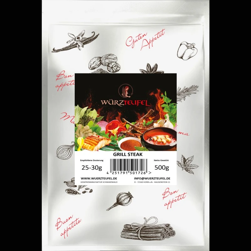Grillsteak (Gewürzzubereitung)