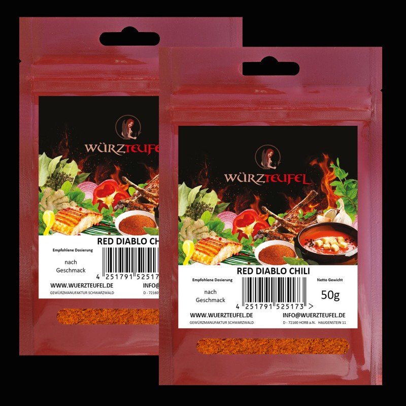 Red Diablo Chili, Hot Diavolo Chili