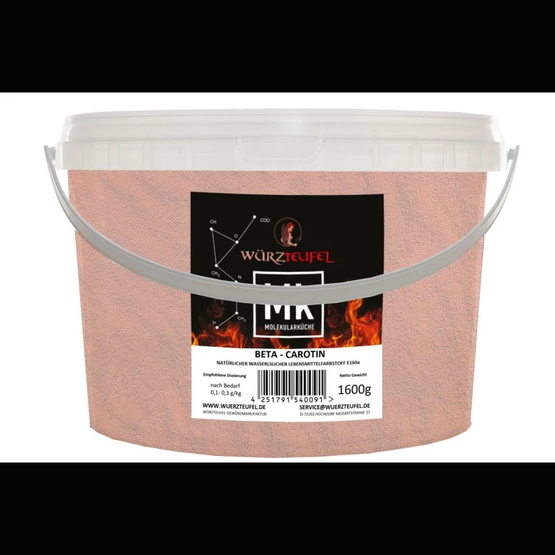 Beta-Carotin (natürlicher Farbstoff E160a)