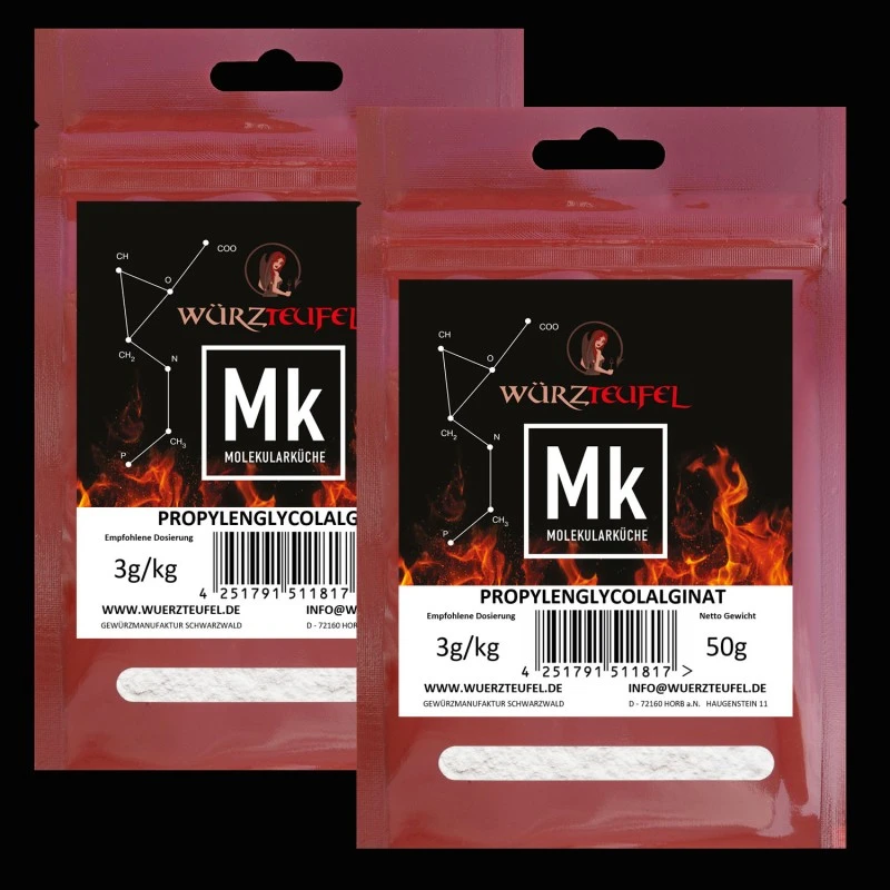 Propylenglycolalginat (Emulgator E405)