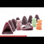 Gummi arabicum, gemahlen aus gelben Akaziensteinen