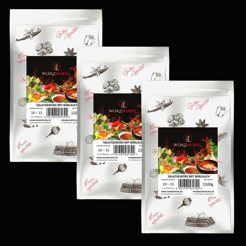 Salat - Gewürzzubereitung, Kräuter - Dressing Gewürz