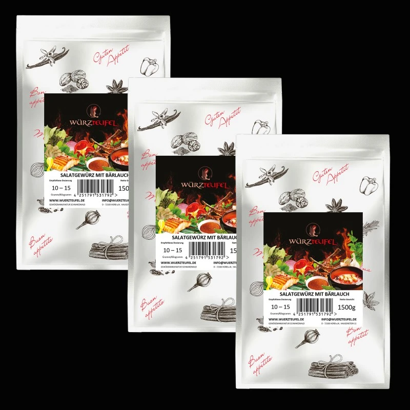 Salat-Kräutermix mit Bärlauch