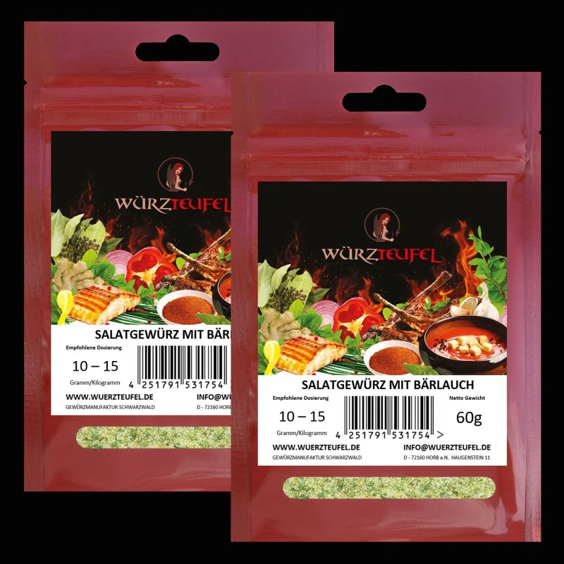 Salat-Kräutermix mit Bärlauch