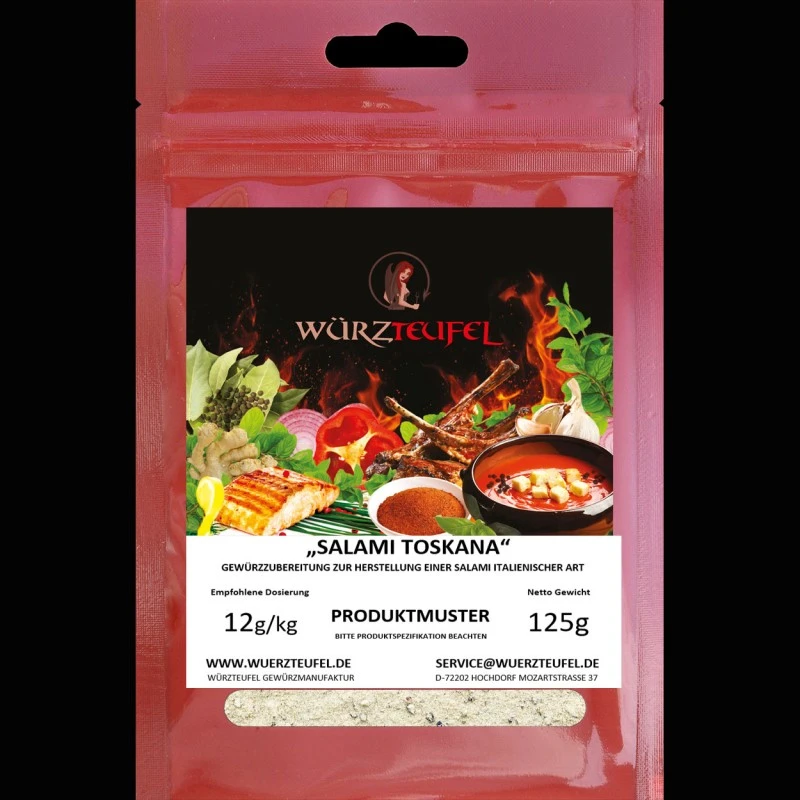 Salami-Gewürz "Salami Toskana" zur Wurstherstellung