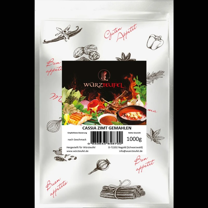 Zimt (Cassia), gemahlen