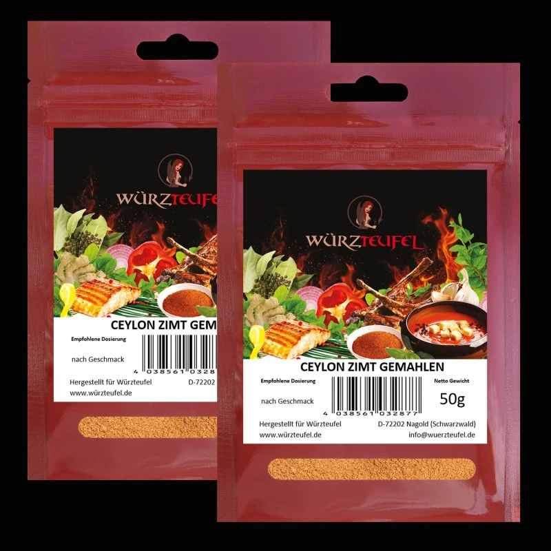 Zimt (Ceylon), gemahlen