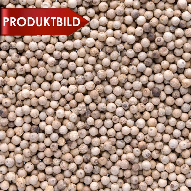 Pfeffer weiß, ganz