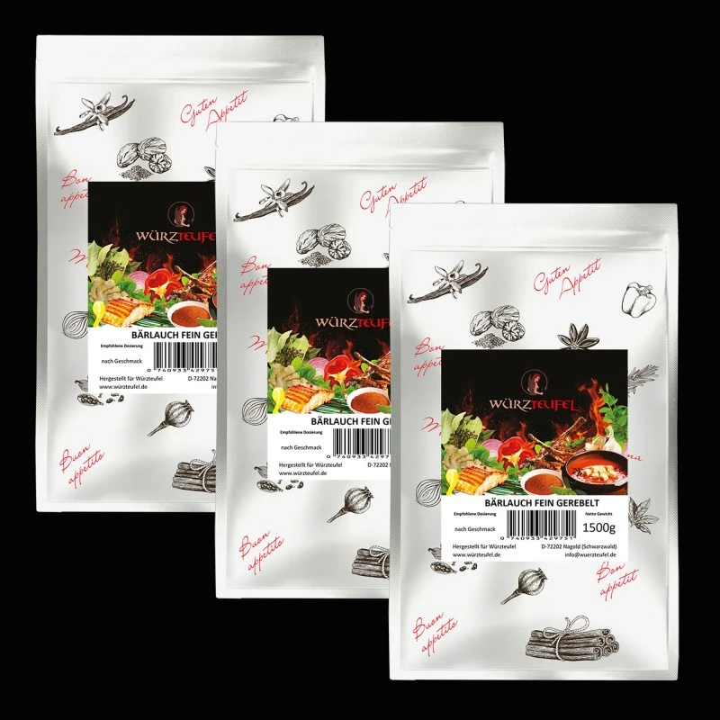 Bärlauch, fein gerebelt