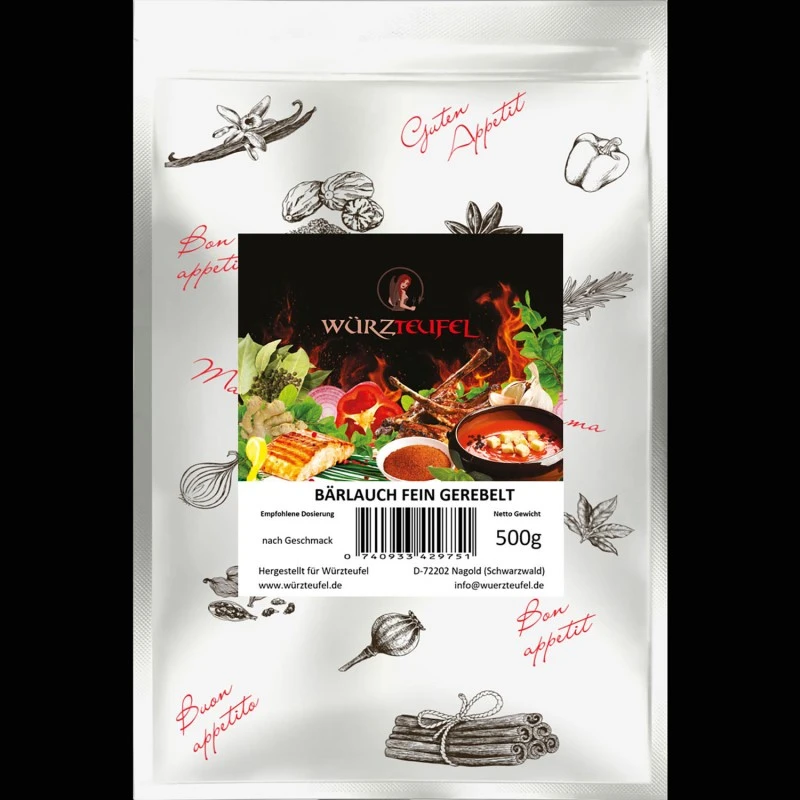 Bärlauch, fein gerebelt