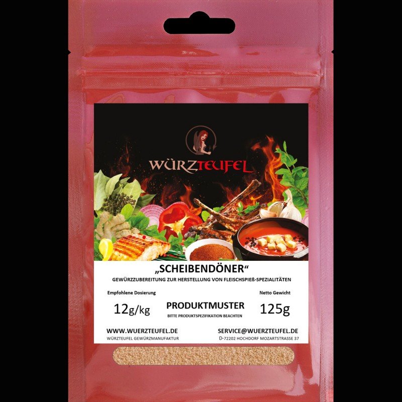 Döner Kebab Gyros Gewürzzubereitung