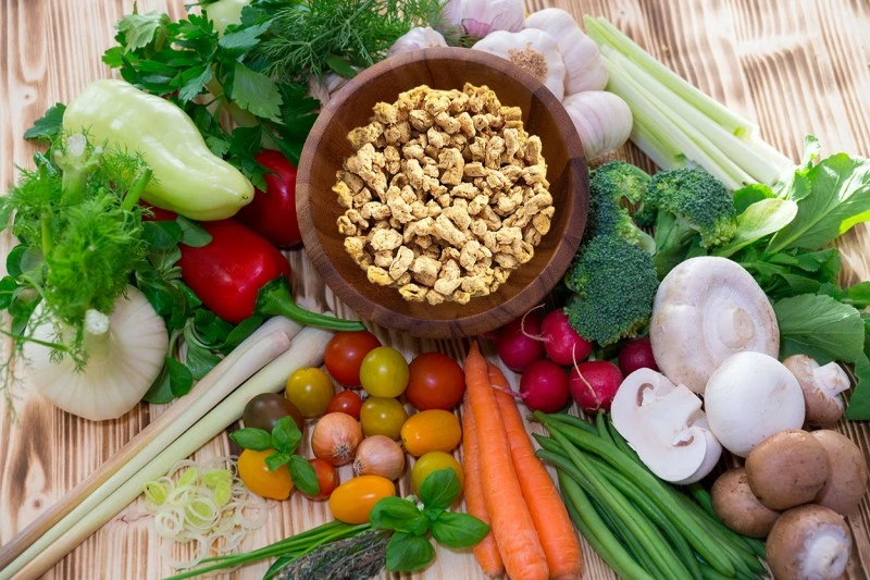 Erbsenprotein, Chunks (Fleischersatz)