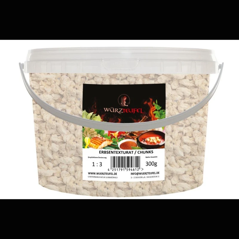 Erbsenprotein, Chunks (Fleischersatz)