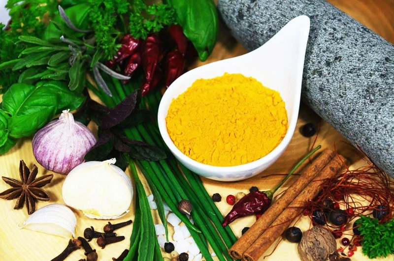 Kurkuma, gemahlen