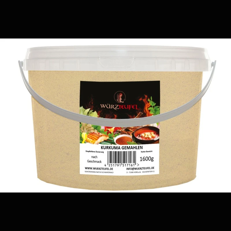 Kurkuma, gemahlen