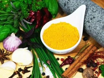 Kurkuma, gemahlen
