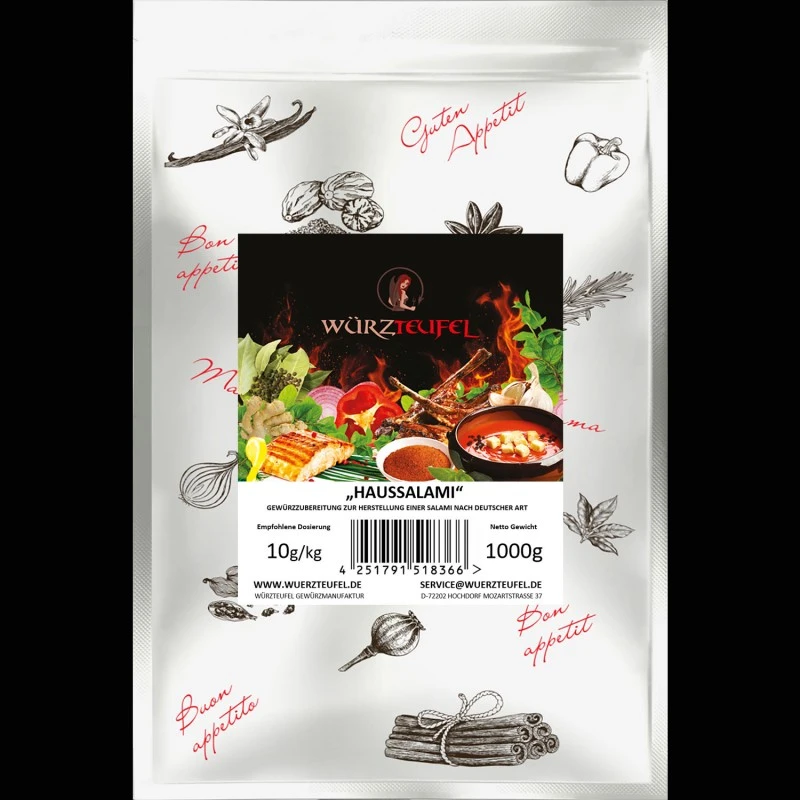 Salami-Gewürz "Haussalami" zur Wurstherstellung