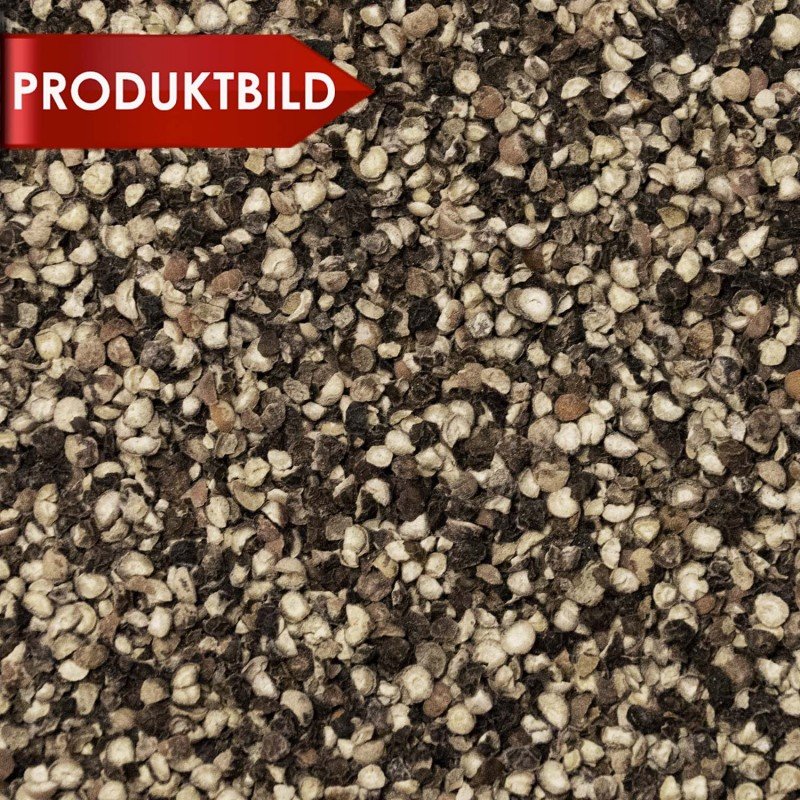 Pfeffer schwarz grob geschrotet, grober Steakpfeffer