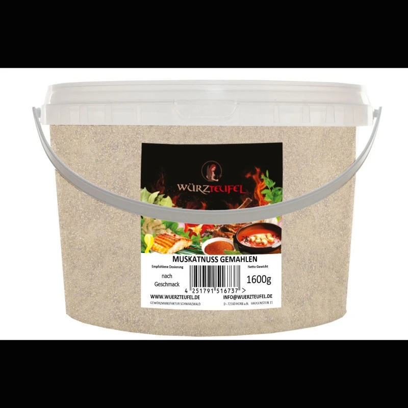 Muskatnuss, gemahlen