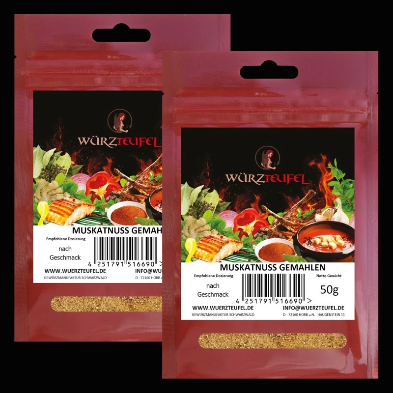 Muskatnuss, gemahlen