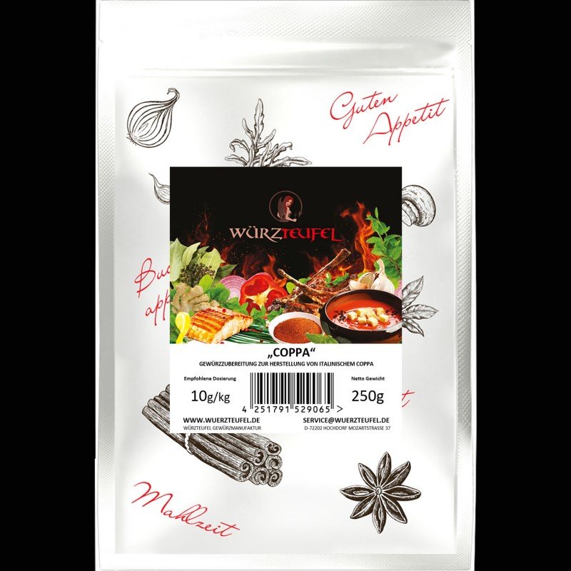 Coppa Gewürzzubereitung