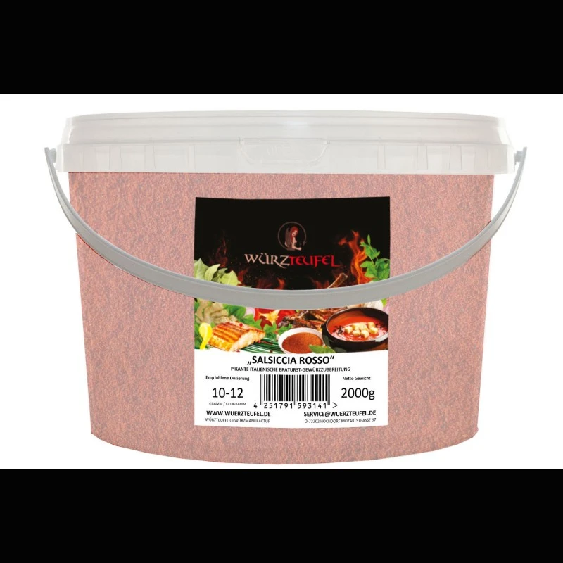 Salsiccia-Gewürz (Salsiccia Rossa und Bratwurst) zur Wurstherstellung