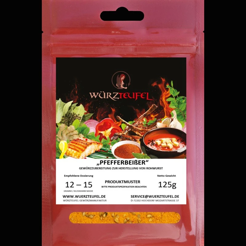 Pfefferbeisser-Gewürz zur Wurstherstellung