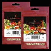 Pfeffer weiß, grob geschrotet, Steakpfeffer grob