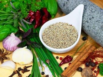 Pfeffer weiß fein geschrotet, Steakpfeffer weiß, Pfeffer weiss