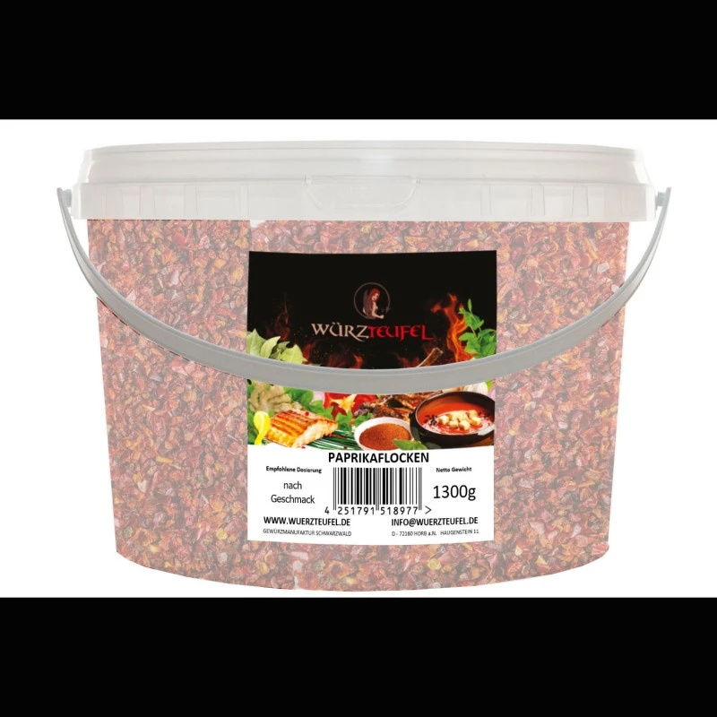 Paprika, Flocken (Paprika-Flakes)