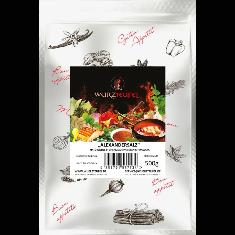 "Mandelholz" Geräuchertes Meersalz